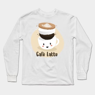 Coffee Latte Long Sleeve T-Shirt